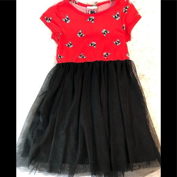Dreamgirl Other - Girls French Bulldog Themed Dress in Size 5-6